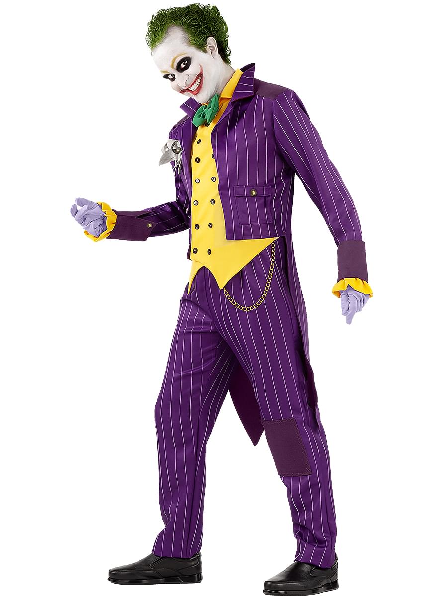 Joker Costume – Arkham City Purple Suit & Vest Teminis.lt