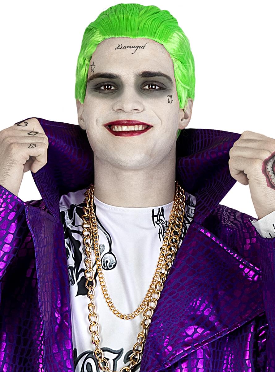 Joker Wig – Suicide Squad Green Hair Accessory Teminis.lt