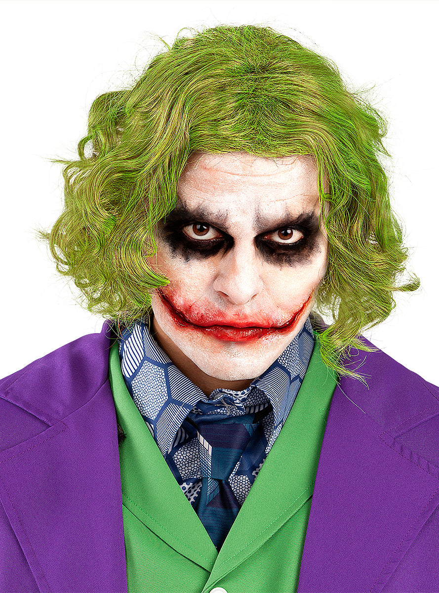 Joker Wig for Men – Dark Knight Green Hair Accessory Teminis.lt
