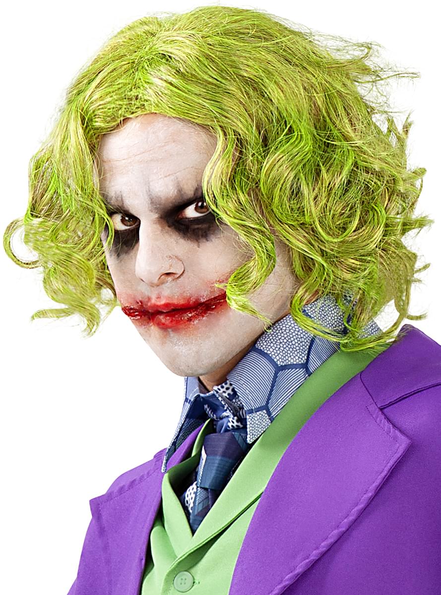 Joker Wig for Men – Dark Knight Green Hair Accessory Teminis.lt