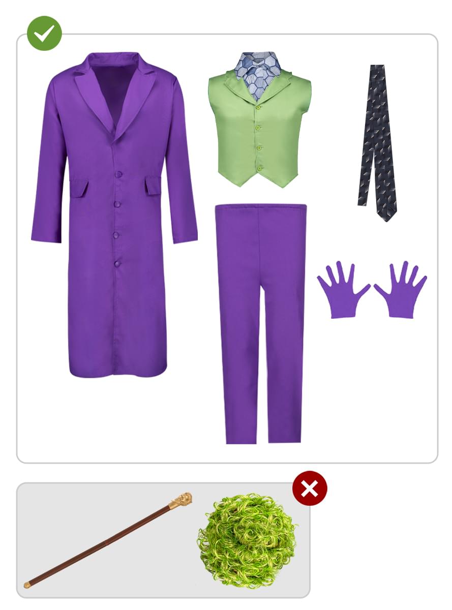 Joker costume - The Dark Knight - Teminis.lt