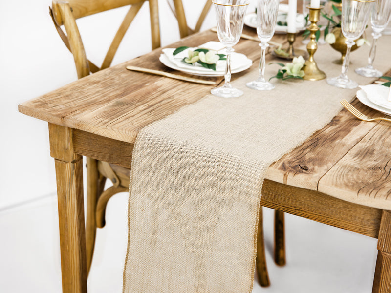Jute table runner - Teminis.lt