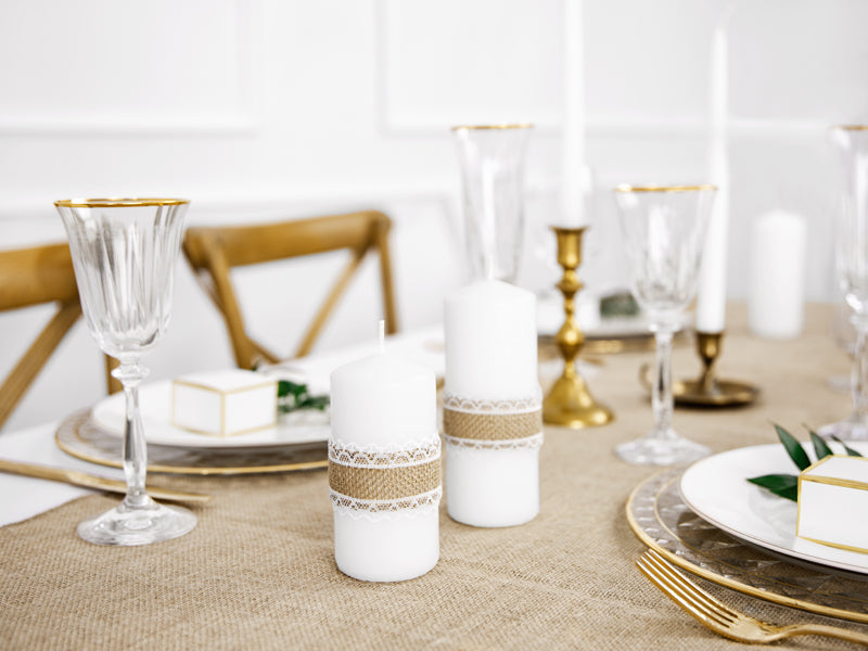 Jute table runner - Teminis.lt