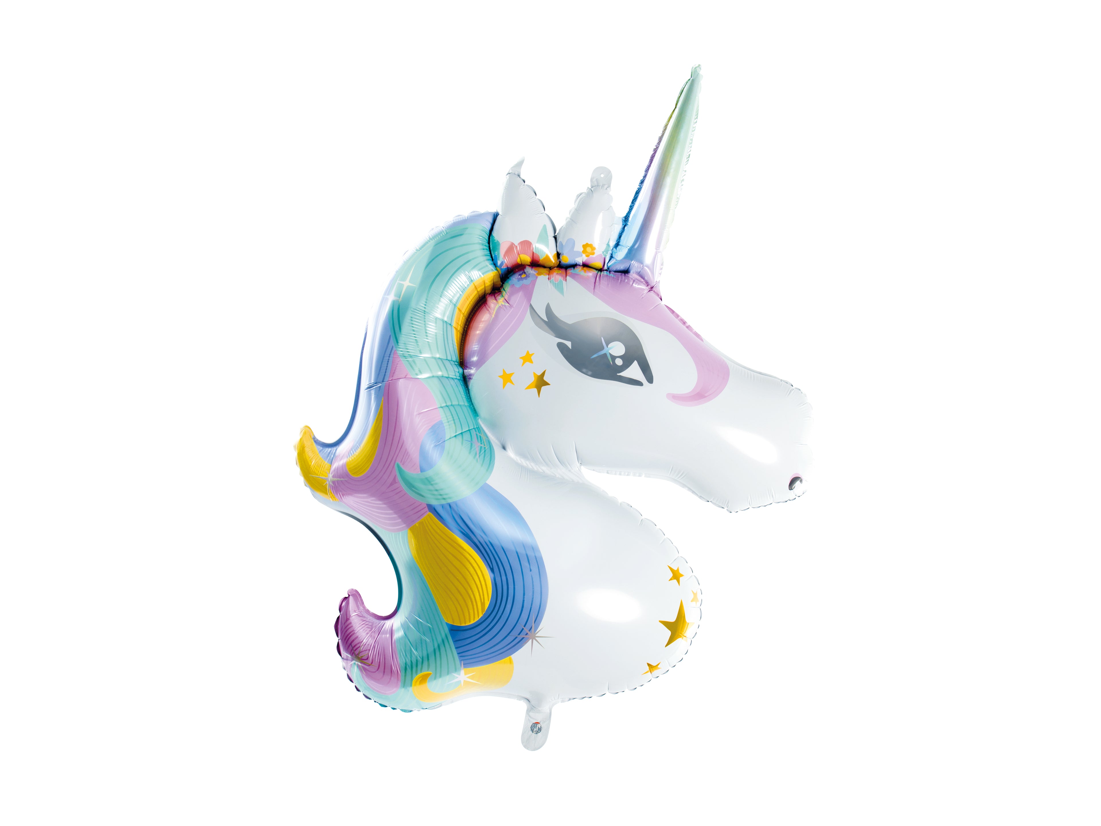 Large Colourful Unicorn Foil Balloon - Teminis.lt