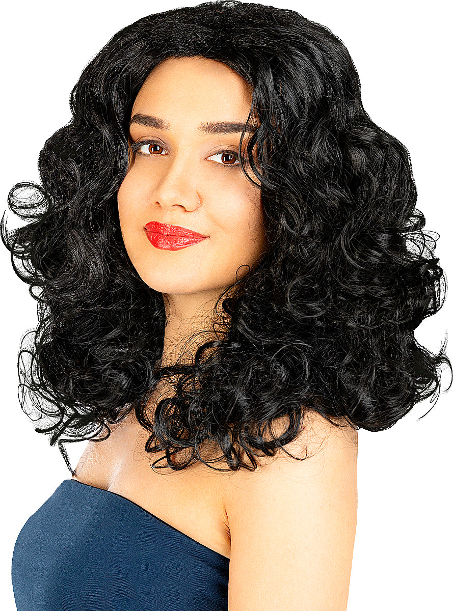 Long Black Wig Teminis.lt