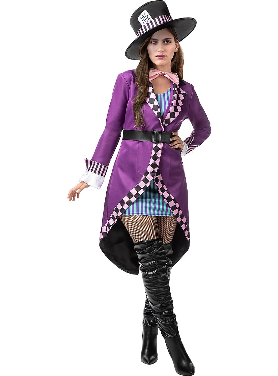 Women's Mad Hatter Costume - Alice in Wonderland Theme Teminis.lt