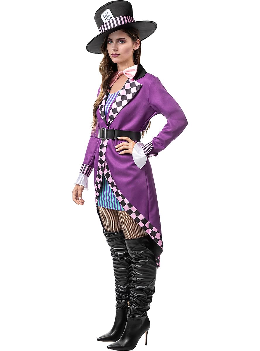 Women's Mad Hatter Costume - Alice in Wonderland Theme Teminis.lt