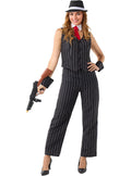Women's Mafia Gangster Costume - Chic & Bold Outfit Teminis.lt