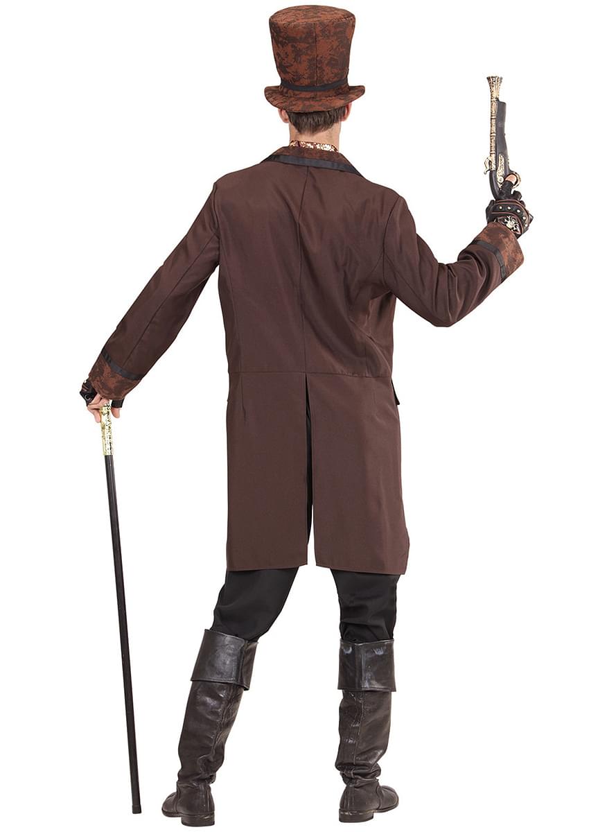 Men's Brown Steampunk Costume - Elegant & Stylish Teminis.lt