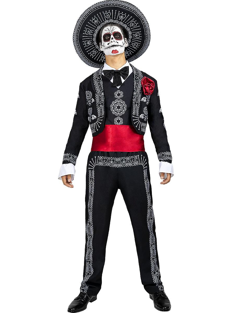 Mexican the Day of the Dead Costume (Mariachi) - Teminis.lt