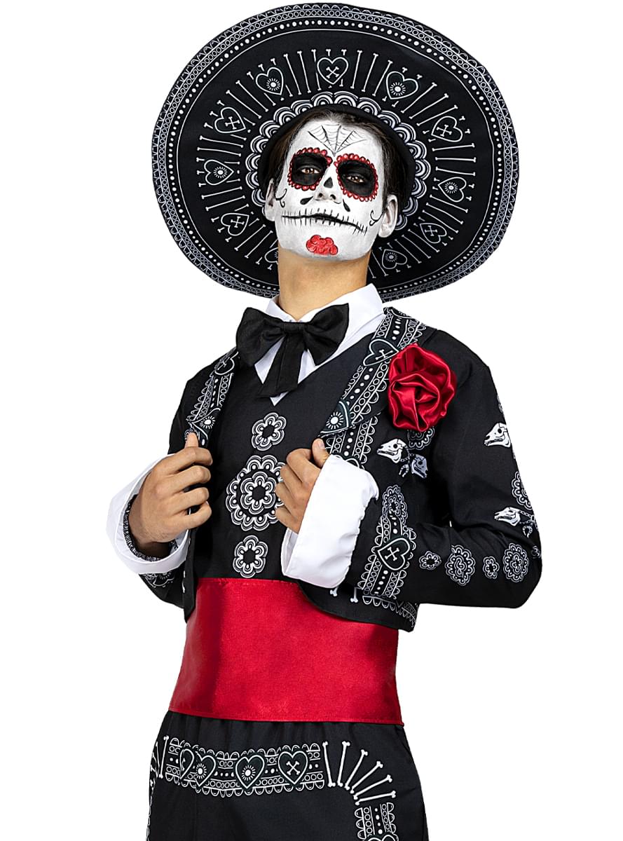 Mexican the Day of the Dead Costume (Mariachi) Teminis.lt