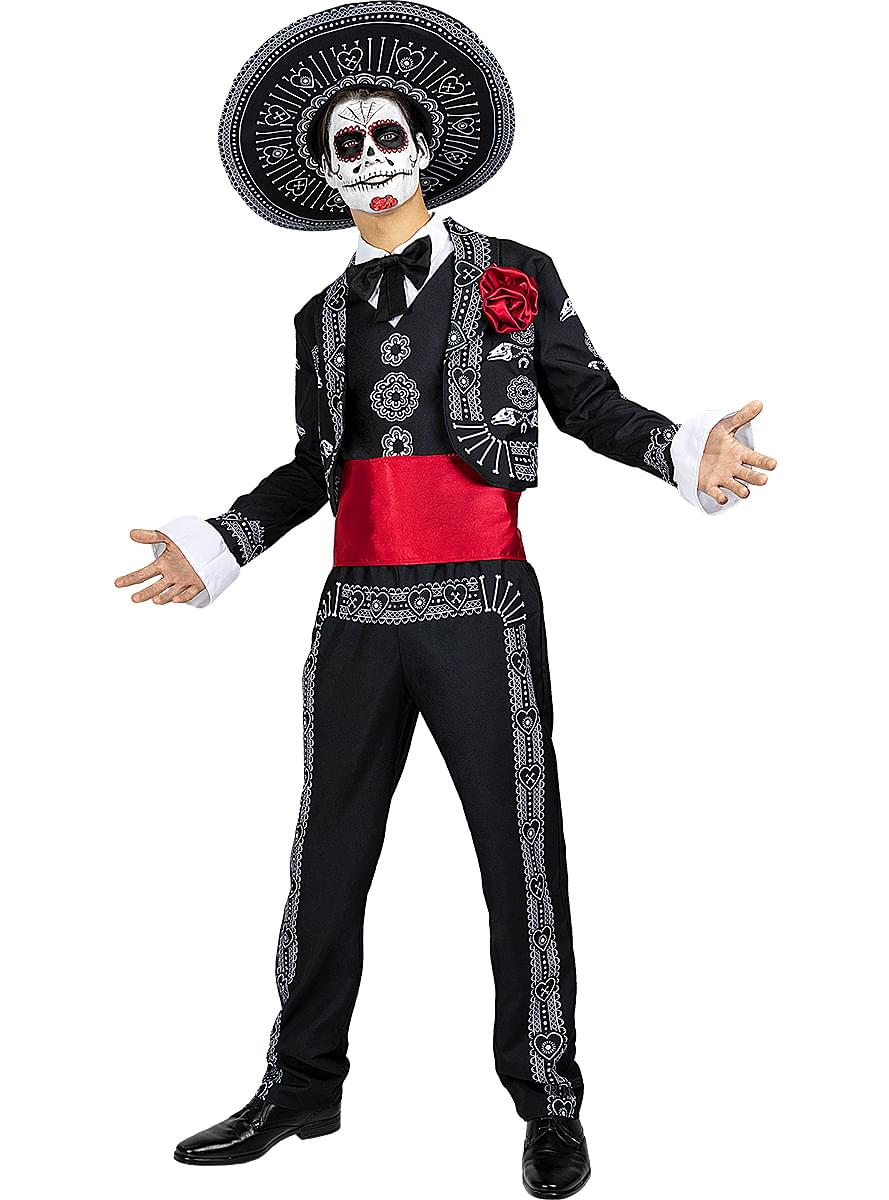 Mexican the Day of the Dead Costume (Mariachi) Teminis.lt
