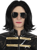 Michael Jackson Wig and Glasses Teminis.lt