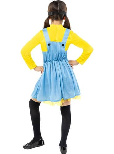 Minions Costume for Girls - Complete Dress, Glasses & Socks Set Teminis.lt