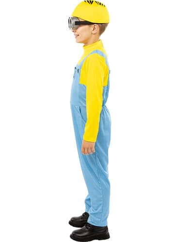 Minions Costume for Kids - Complete Jumpsuit, Hat & Glasses Set Teminis.lt