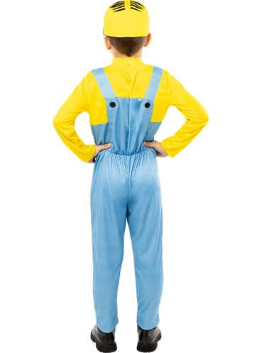Minions Costume for Kids - Complete Jumpsuit, Hat & Glasses Set Teminis.lt