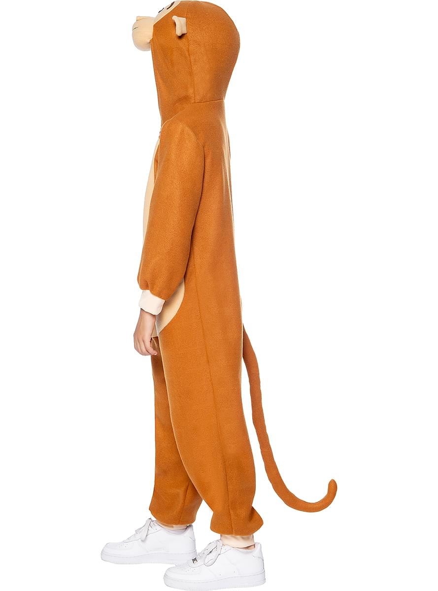 Monkey Onesie Costume for Kids – Brown Suit