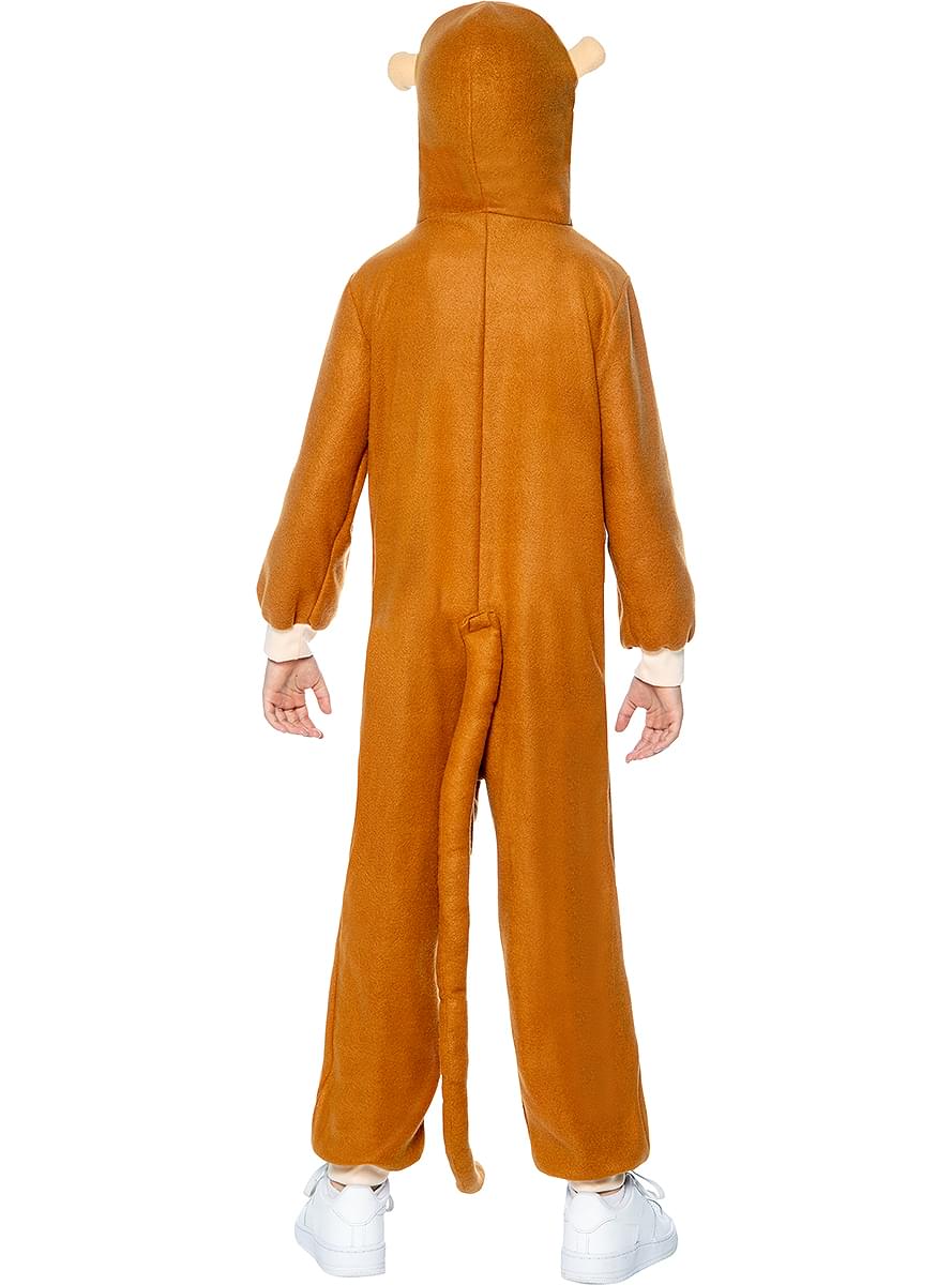 Monkey Onesie Costume for Kids – Brown Suit