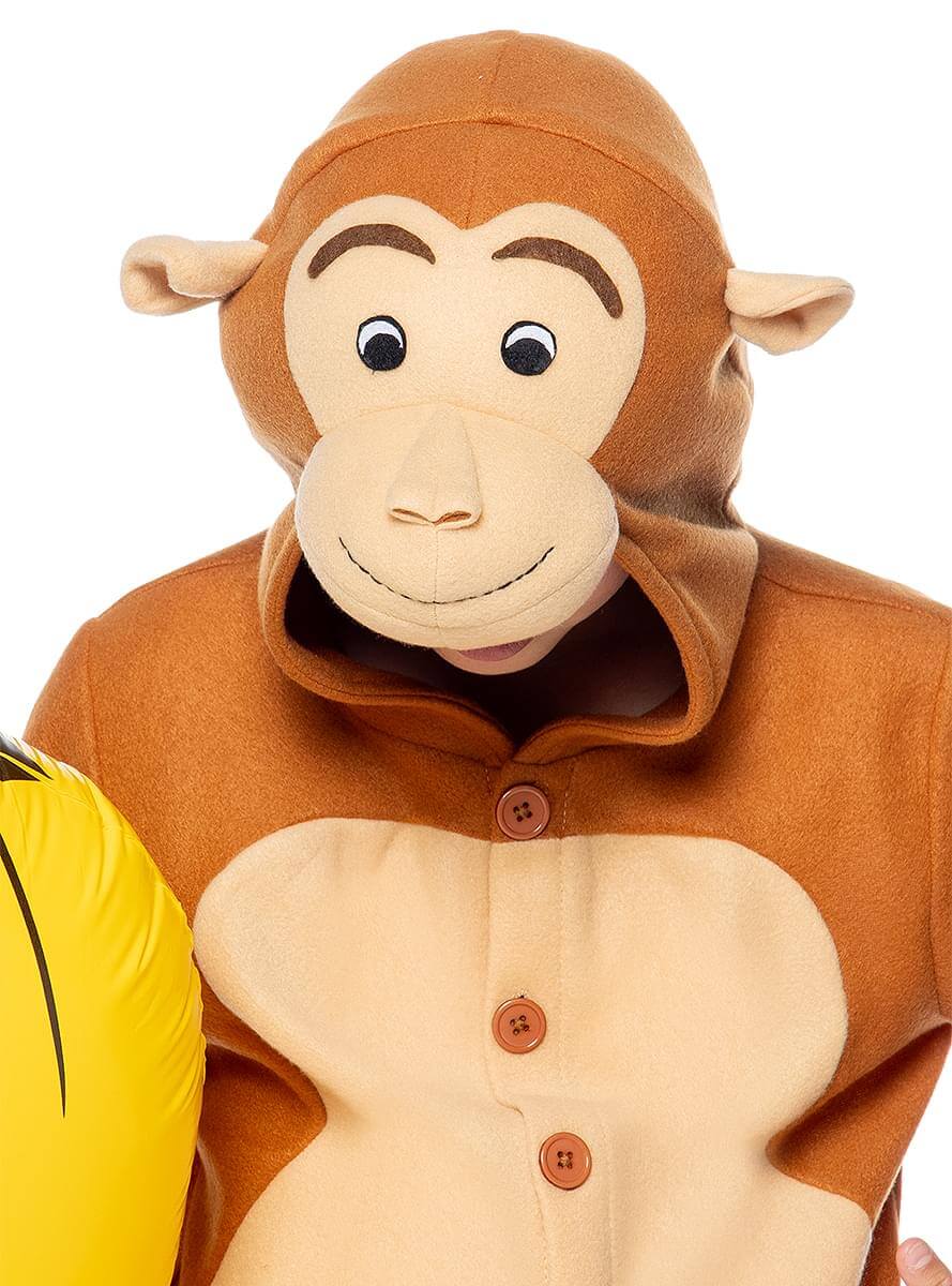 Monkey Onesie Costume for Kids – Brown Suit