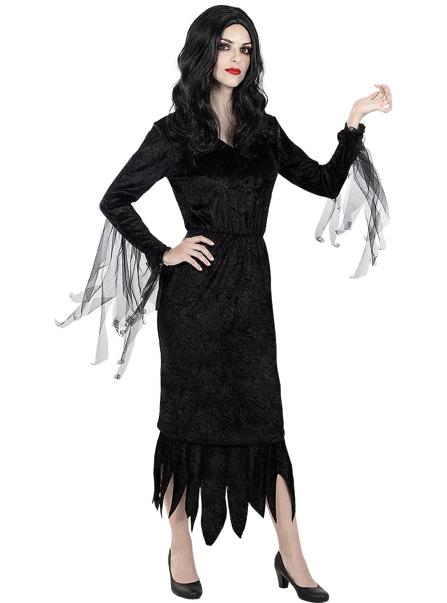 Morticia Addams Costume for Women - The Addams Family Teminis.lt