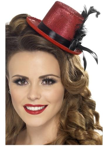 Chic Moulin Rouge Mini Hat - Vintage Style Accessory Teminis.lt