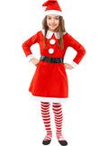 Festive Mrs. Claus Costume for Girls - Holiday Outfit Teminis.lt