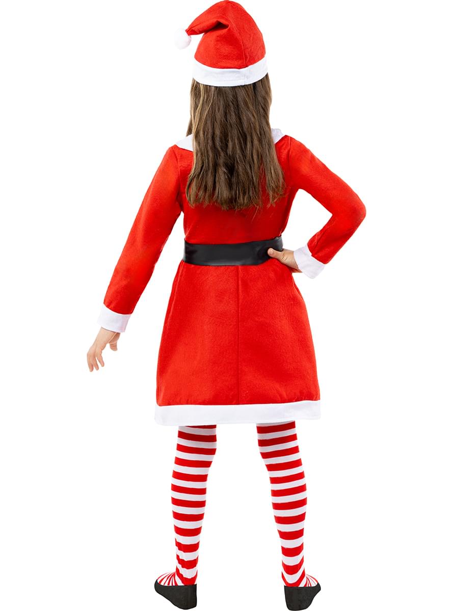 Festive Mrs. Claus Costume for Girls - Holiday Outfit Teminis.lt