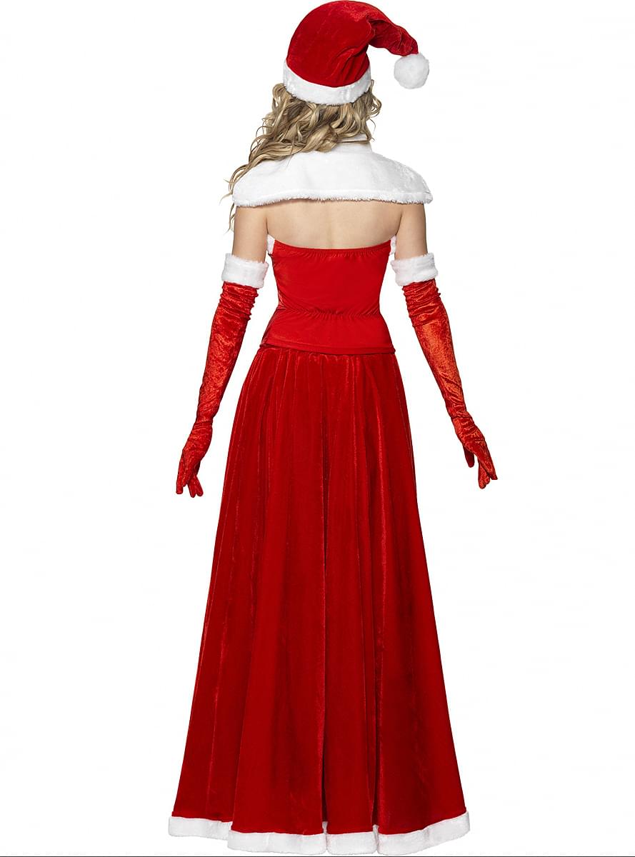 Elegant Mrs. Claus Adult Costume - Luxury Holiday Outfit Teminis.lt