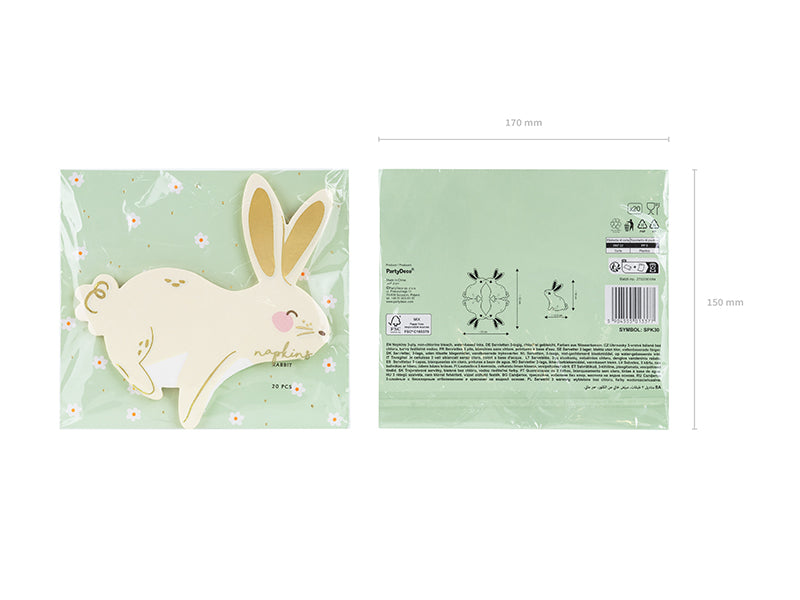 Napkins Bunny - Teminis.lt