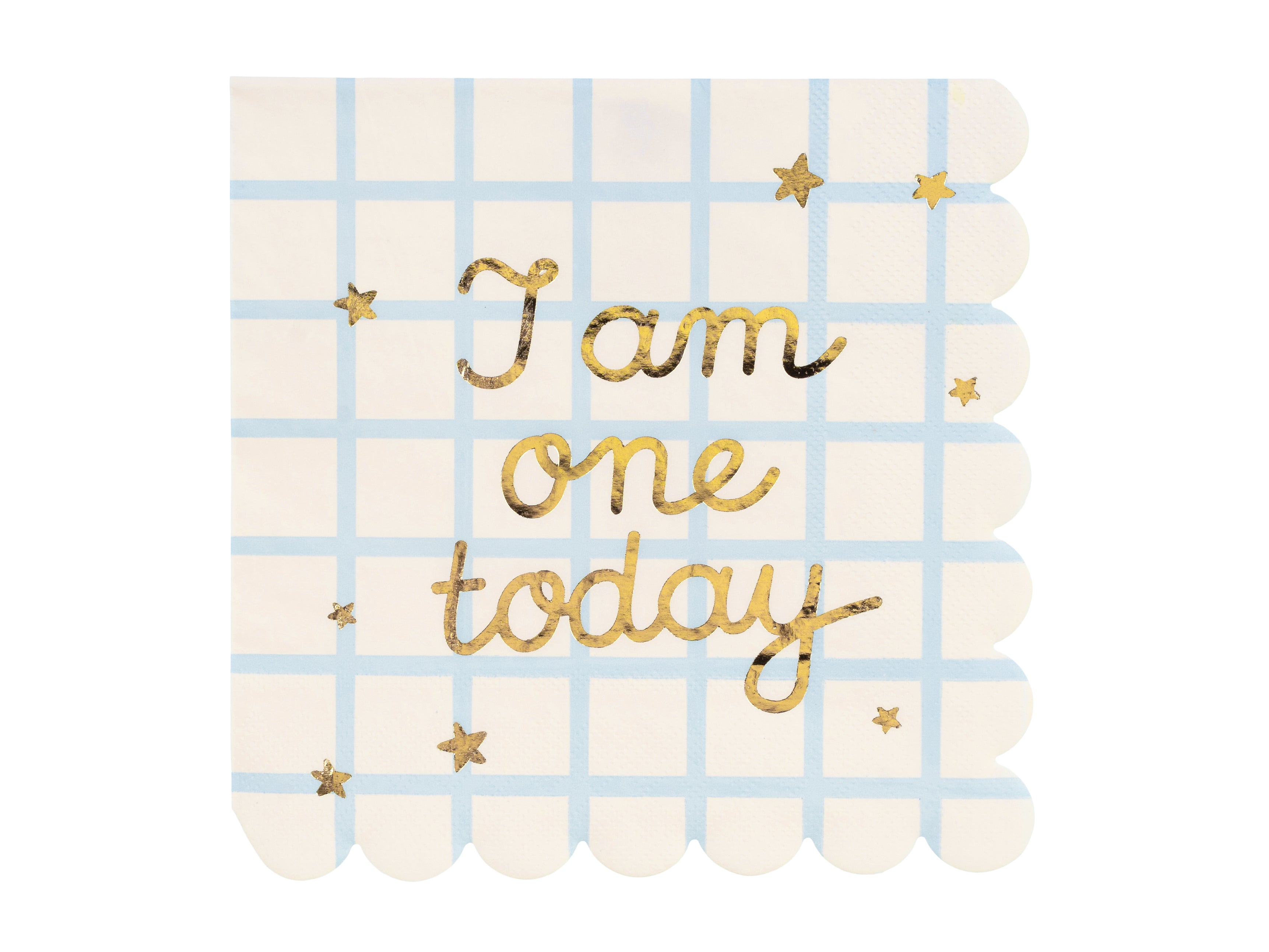 Napkins "I am one today" - Teminis.lt