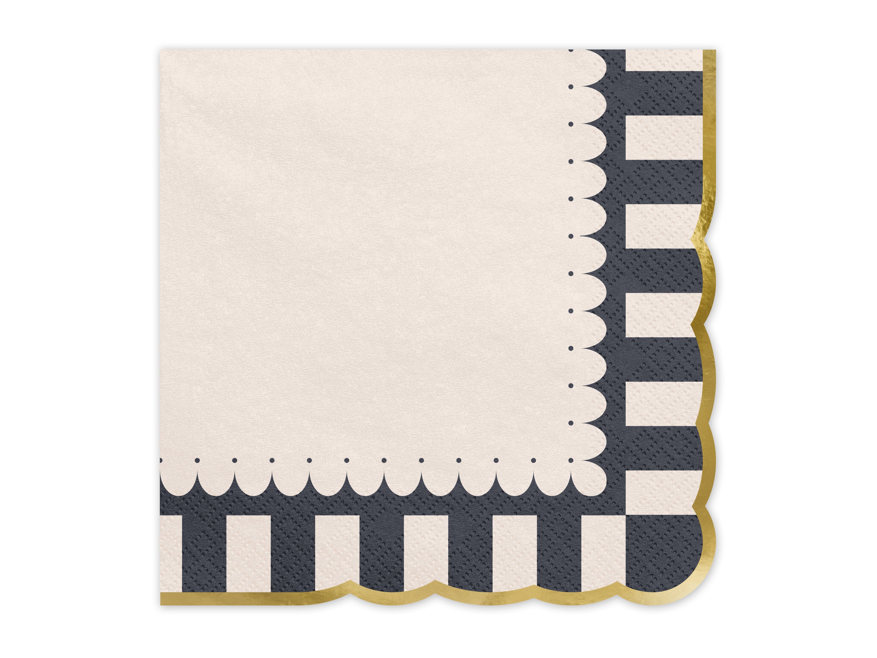 Napkins with Gold Edge - Teminis.lt