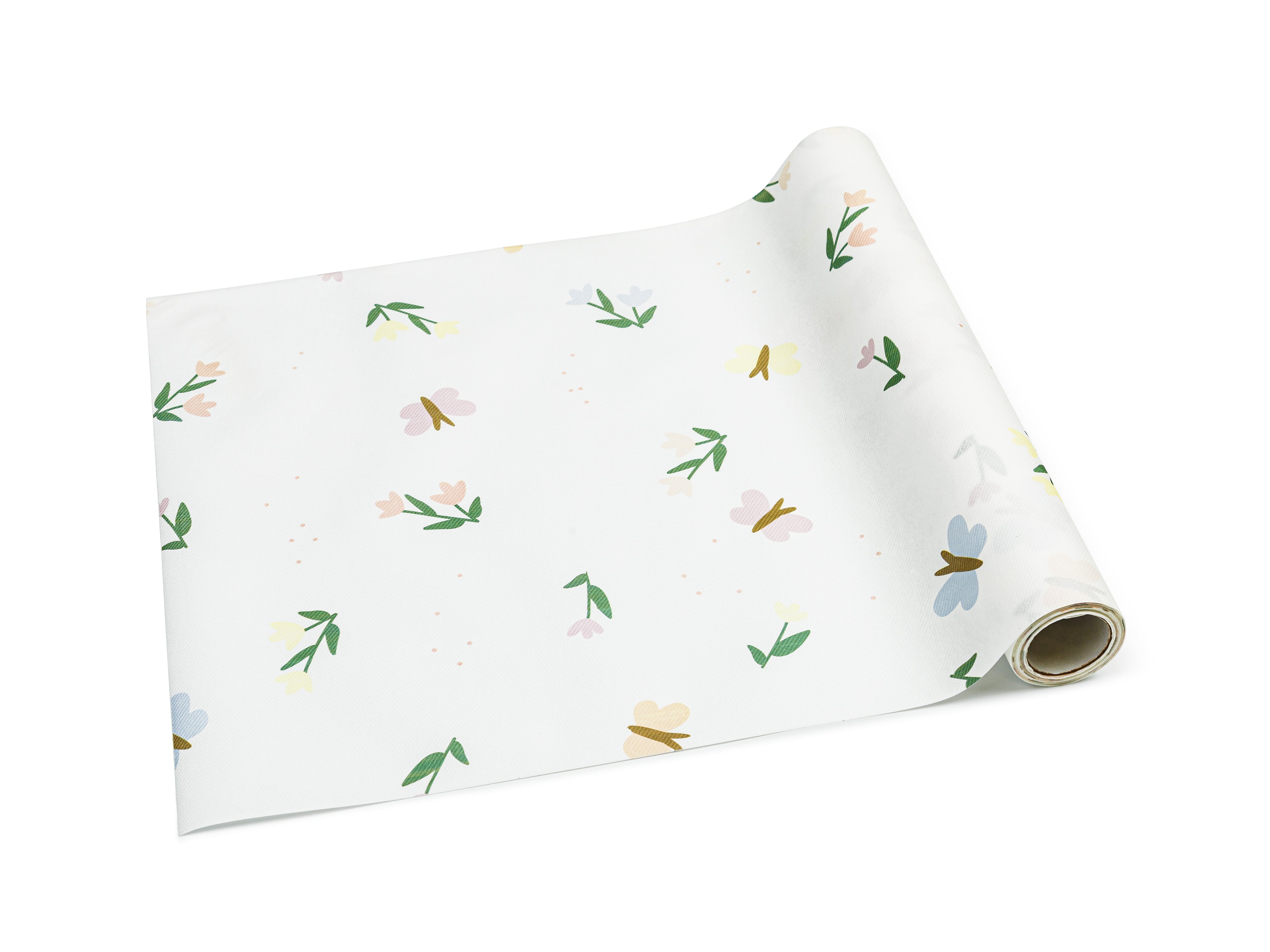Nonwoven Runner Flowers and Butterflies - Teminis.lt