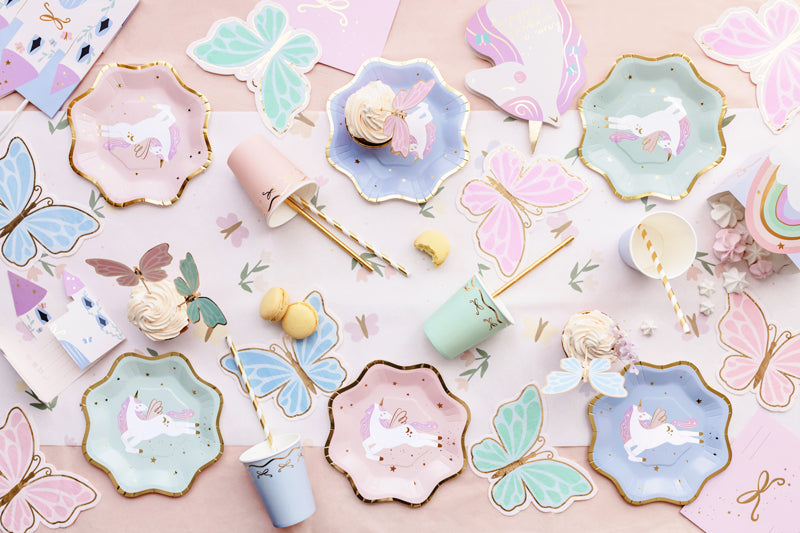 Nonwoven Runner Flowers and Butterflies - Teminis.lt