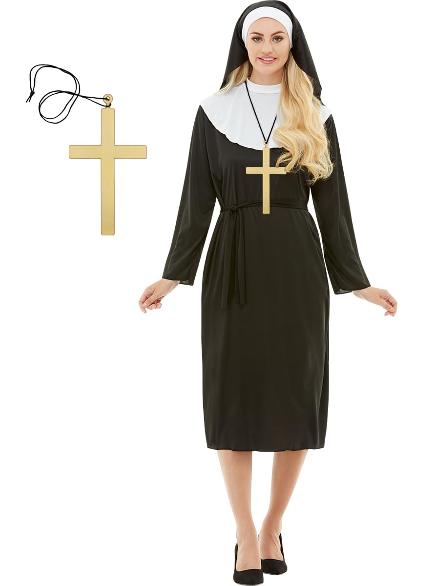Nun Costume for Women - Themed Parties | Teminis.lt Teminis.lt