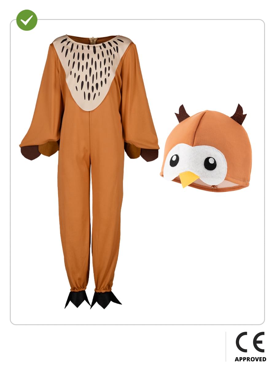 Owl Costume for kids- Perfect for Halloween & Parties Teminis.lt