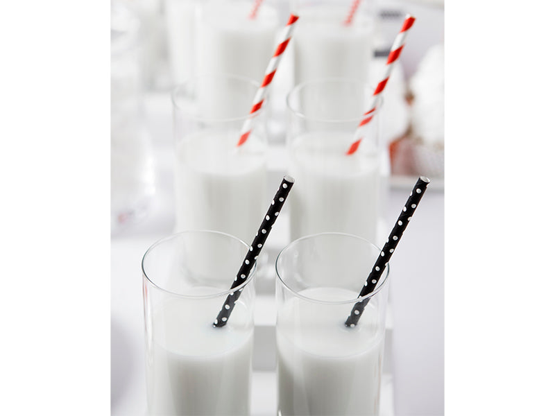 Paper Straws, black - Teminis.lt