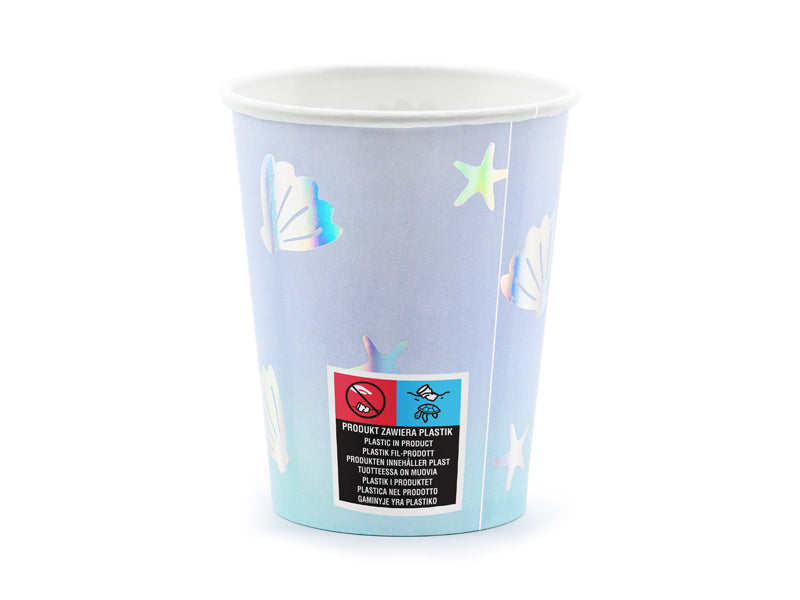 Paper cups Narwhal - Teminis.lt
