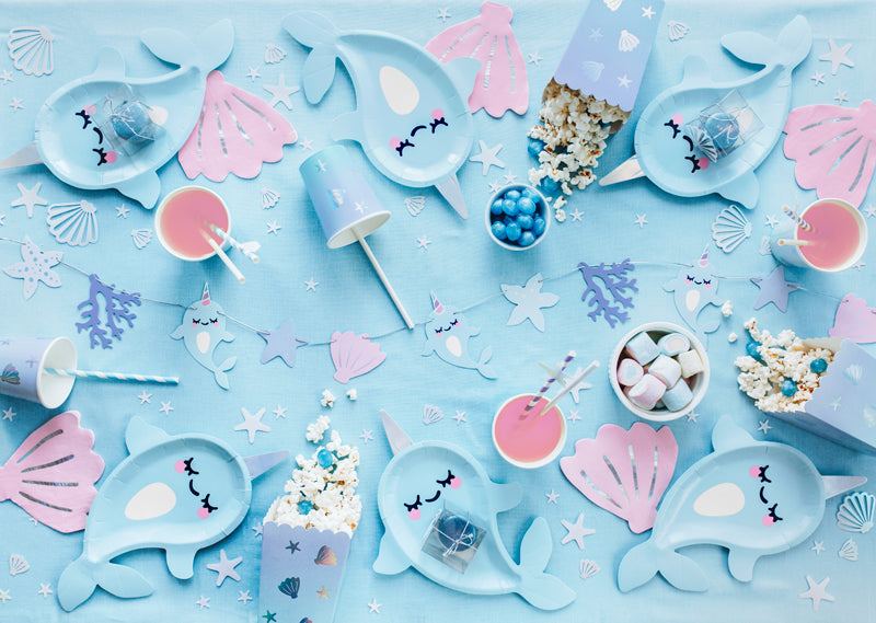 Paper cups Narwhal - Teminis.lt