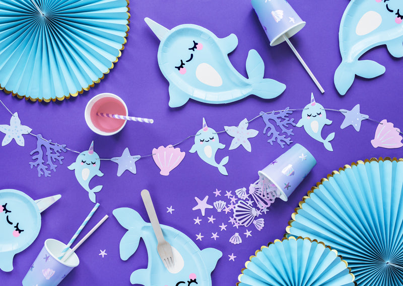 Paper cups Narwhal - Teminis.lt