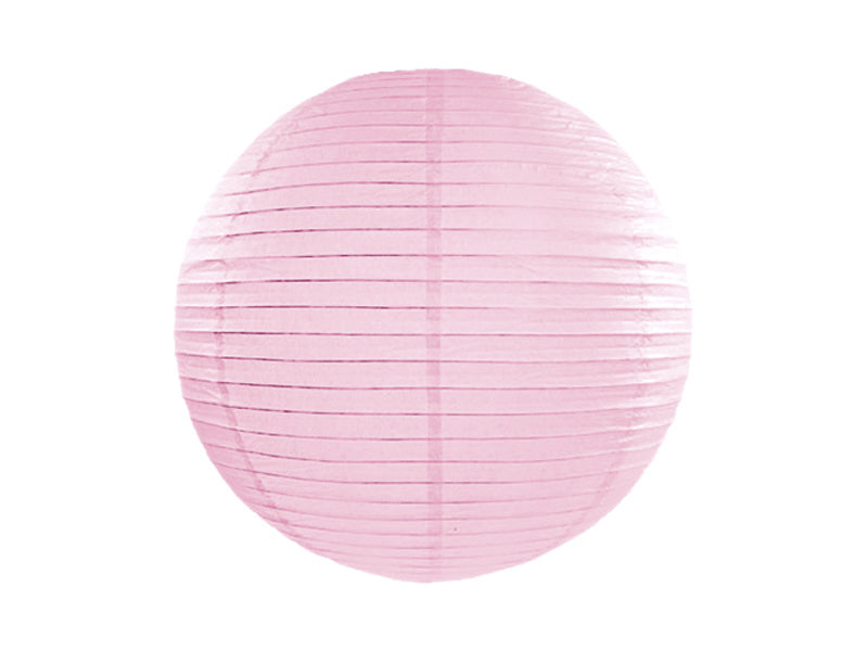 Paper lantern, light pink, 35cm - Teminis.lt