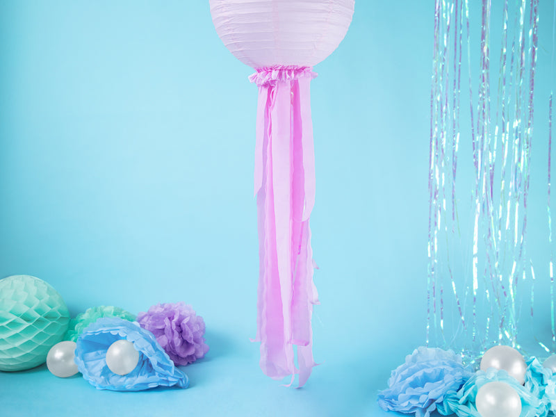 Paper lantern, light pink, 35cm - Teminis.lt