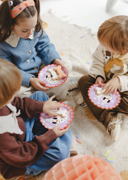 Paper plates Dalmatian - Teminis.lt