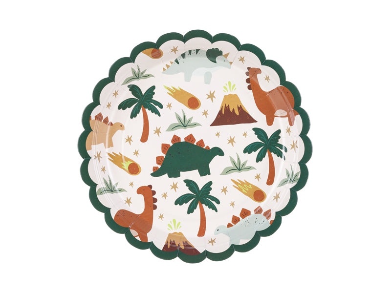 Paper plates Dinosaurs - Teminis.lt