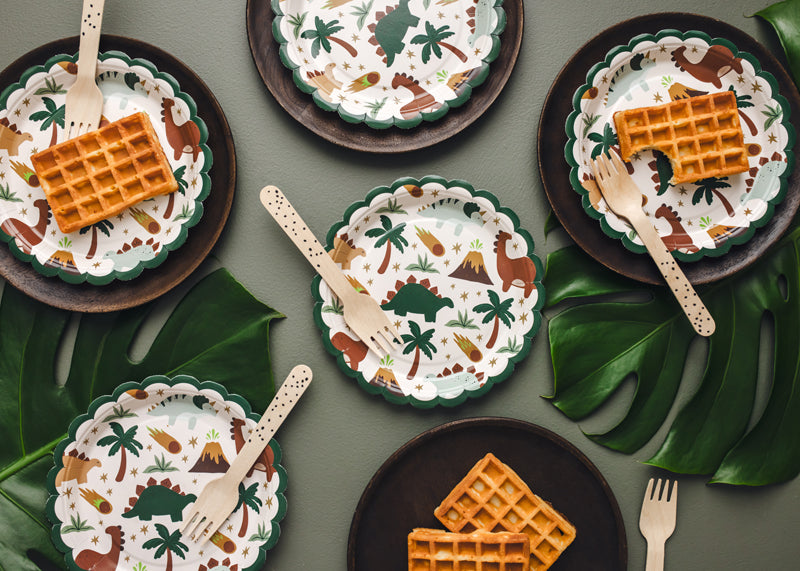 Paper plates Dinosaurs - Teminis.lt