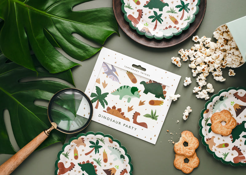 Paper plates Dinosaurs - Teminis.lt