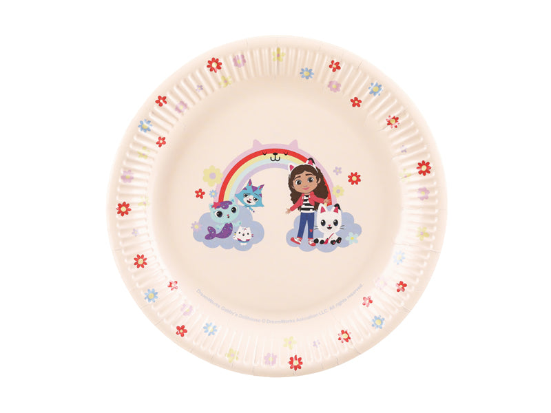 Paper plates Gabby's Dollhouse - Teminis.lt