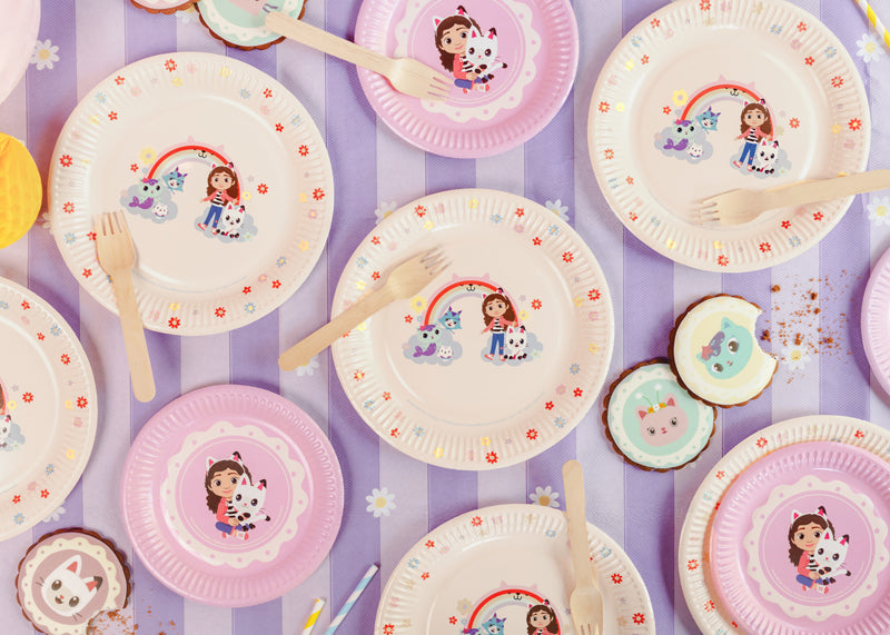 Paper plates Gabby's Dollhouse - Teminis.lt