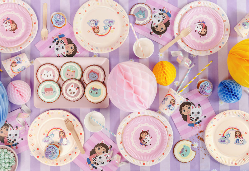 Paper plates Gabby's Dollhouse - Teminis.lt
