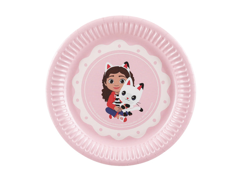 Paper plates Gabby's Dollhouse - Teminis.lt