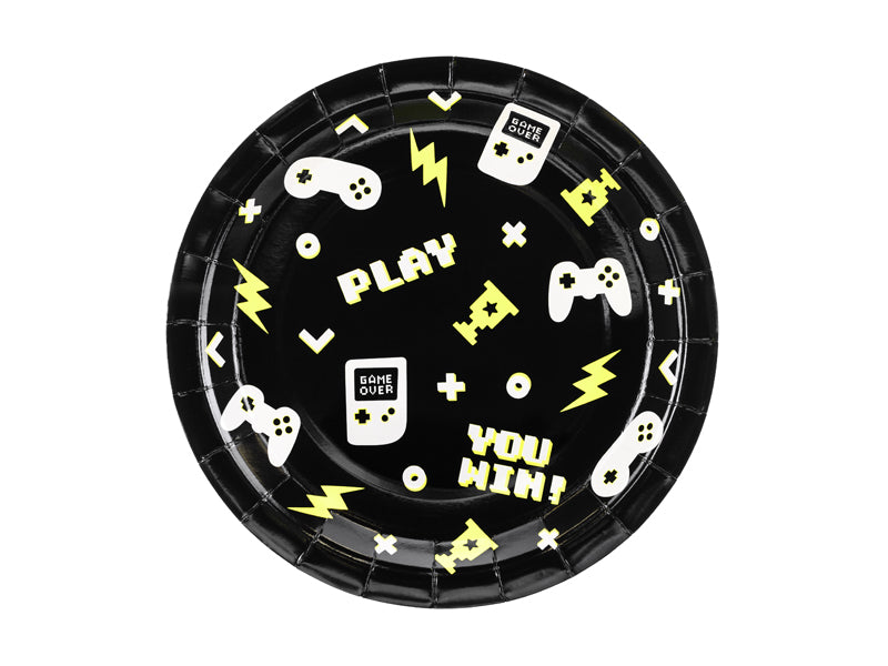 Paper plates Gamepads - Teminis.lt